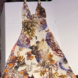 Robert Cavalli bird dress